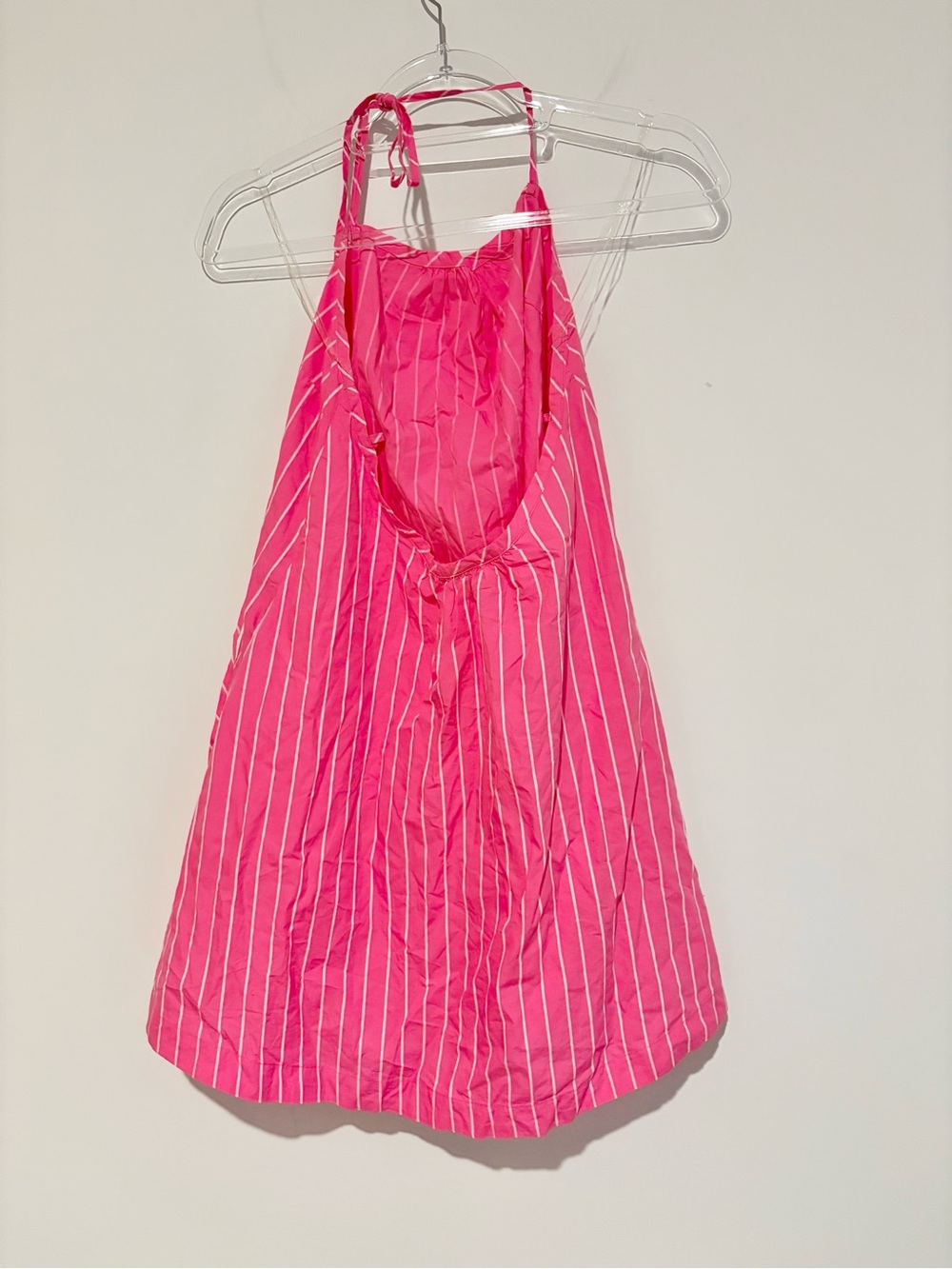 A New Day Sleeveless Shift Mini Dress pin Striped Pink White Size medium - Picture 4 of 10
